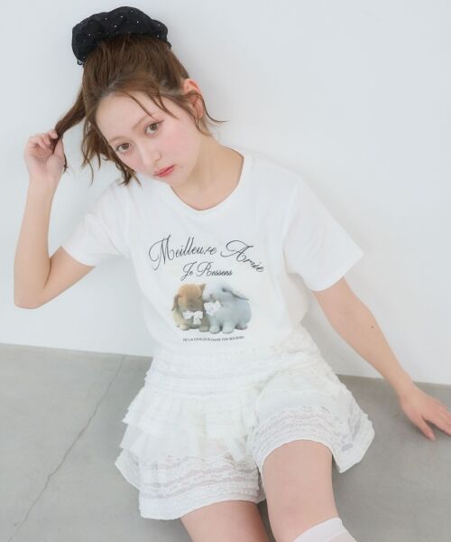 MAJESTIC LEGON / マジェスティックレゴン Tシャツ | Fluffy friendsTシャツ（柄Ａ）