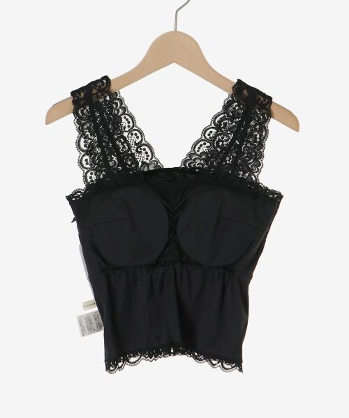 MAJESTIC LEGON / マジェスティックレゴン タンクトップ | カップ付きレースインナー | 詳細10