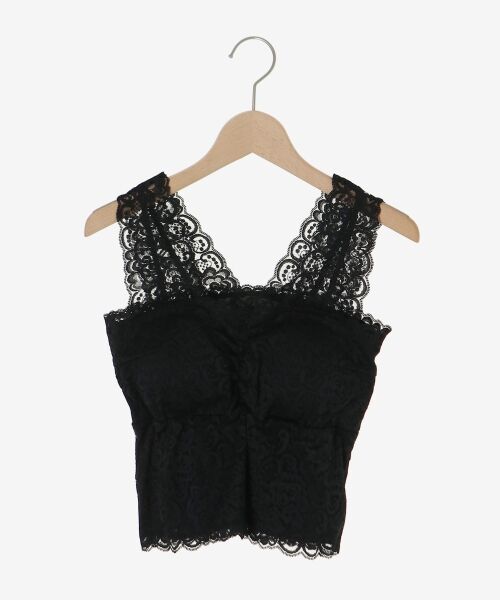 MAJESTIC LEGON / マジェスティックレゴン タンクトップ | カップ付きレースインナー | 詳細6