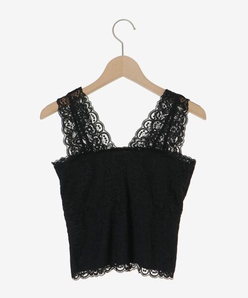 MAJESTIC LEGON / マジェスティックレゴン タンクトップ | カップ付きレースインナー | 詳細7