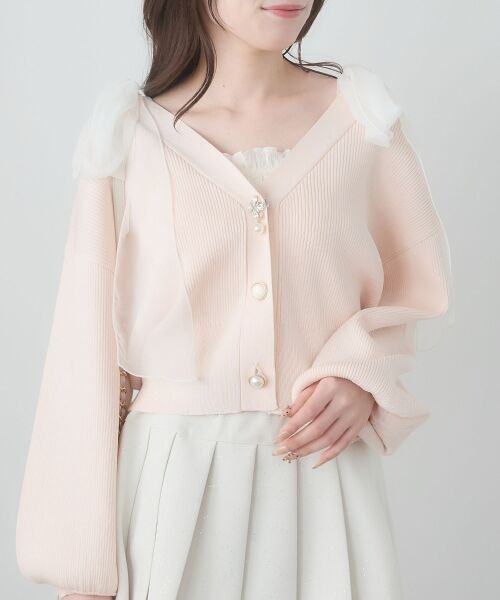 MAJESTIC LEGON / マジェスティックレゴン キャミソール・チューブトップ | カップ付肩リボンシャーリングキャミ | 詳細2