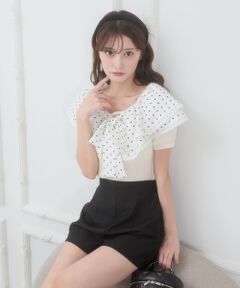 MAJESTIC LEGON / マジェスティックレゴン ニット・セーター | ビッグカラーリボンニット