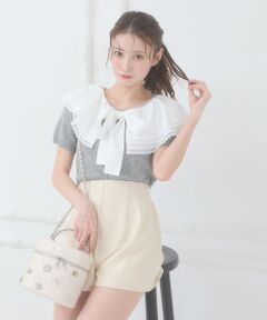 MAJESTIC LEGON / マジェスティックレゴン ニット・セーター | ビッグカラーリボンニット