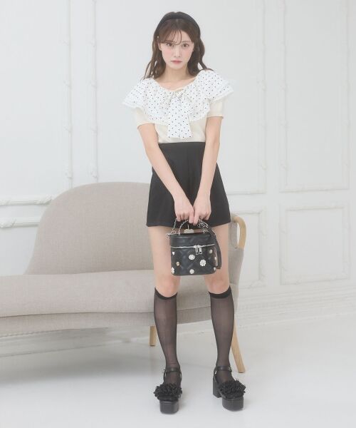 MAJESTIC LEGON / マジェスティックレゴン ニット・セーター | ビッグカラーリボンニット | 詳細1