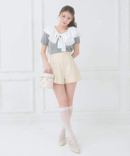 MAJESTIC LEGON / マジェスティックレゴン ニット・セーター | ビッグカラーリボンニット | 詳細7