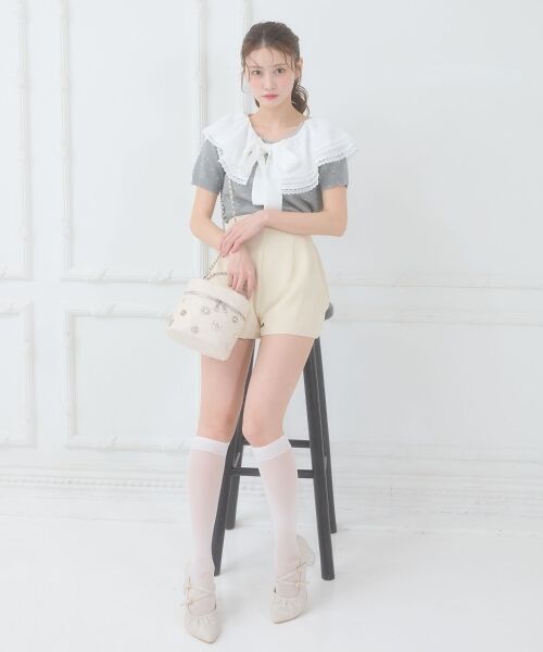 MAJESTIC LEGON / マジェスティックレゴン ニット・セーター | ビッグカラーリボンニット | 詳細9