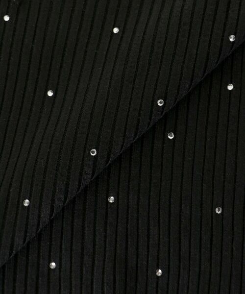 MAJESTIC LEGON / マジェスティックレゴン ニット・セーター | デコルテオープンバイカラーニット | 詳細11