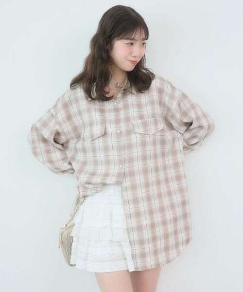 MAJESTIC LEGON / マジェスティックレゴン シャツ・ブラウス | バックスリットオーバーサイズシャツ | 詳細10