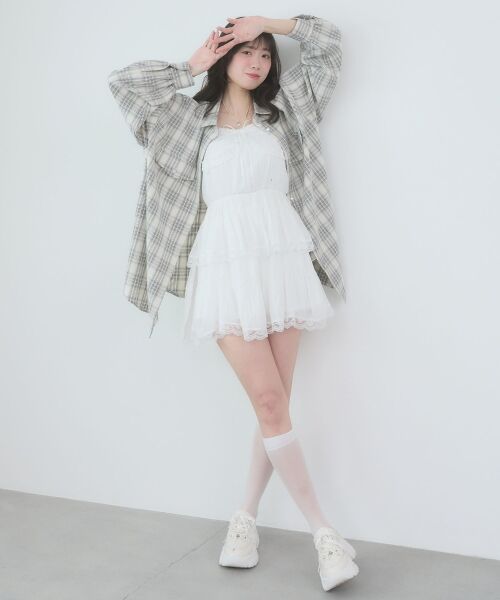 MAJESTIC LEGON / マジェスティックレゴン シャツ・ブラウス | バックスリットオーバーサイズシャツ | 詳細12