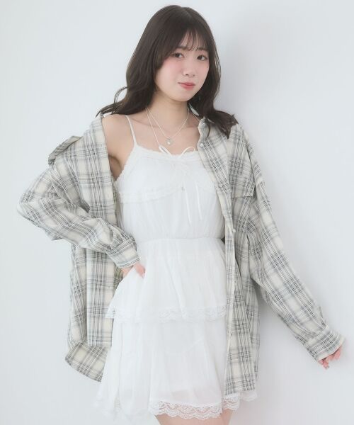 MAJESTIC LEGON / マジェスティックレゴン シャツ・ブラウス | バックスリットオーバーサイズシャツ | 詳細13