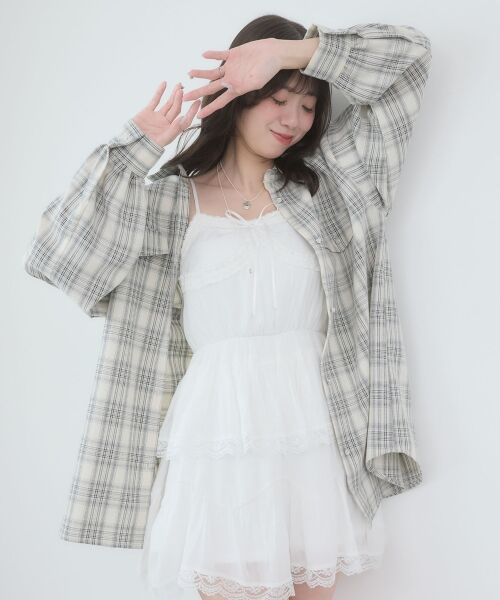 MAJESTIC LEGON / マジェスティックレゴン シャツ・ブラウス | バックスリットオーバーサイズシャツ | 詳細14