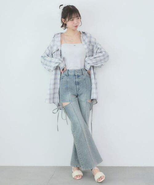 MAJESTIC LEGON / マジェスティックレゴン シャツ・ブラウス | バックスリットオーバーサイズシャツ | 詳細17