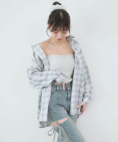 MAJESTIC LEGON / マジェスティックレゴン シャツ・ブラウス | バックスリットオーバーサイズシャツ | 詳細21