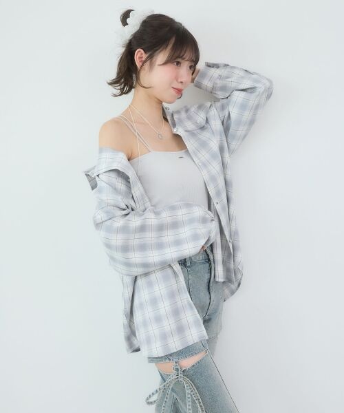 MAJESTIC LEGON / マジェスティックレゴン シャツ・ブラウス | バックスリットオーバーサイズシャツ | 詳細23