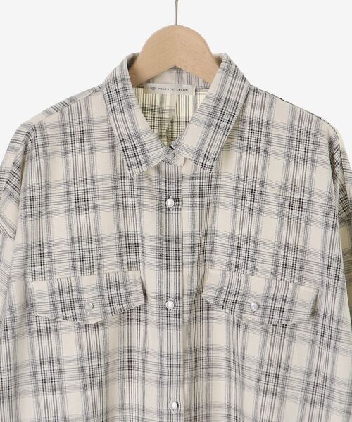 MAJESTIC LEGON / マジェスティックレゴン シャツ・ブラウス | バックスリットオーバーサイズシャツ | 詳細28