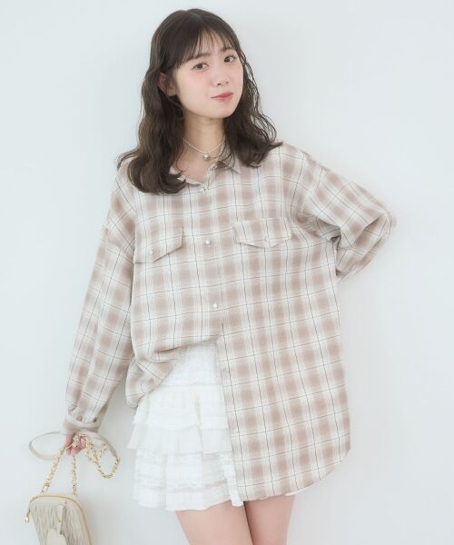 MAJESTIC LEGON / マジェスティックレゴン シャツ・ブラウス | バックスリットオーバーサイズシャツ | 詳細4