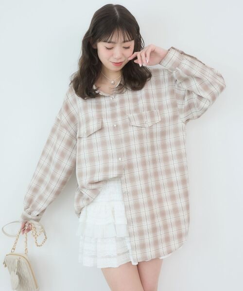 MAJESTIC LEGON / マジェスティックレゴン シャツ・ブラウス | バックスリットオーバーサイズシャツ | 詳細6