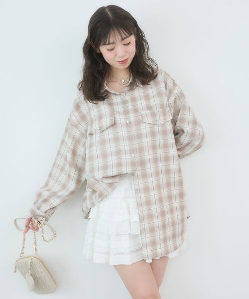 MAJESTIC LEGON / マジェスティックレゴン シャツ・ブラウス | バックスリットオーバーサイズシャツ | 詳細7