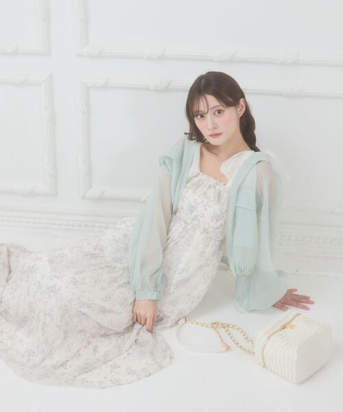 MAJESTIC LEGON / マジェスティックレゴン シャツ・ブラウス | エアリーシアーフードブルゾン | 詳細13