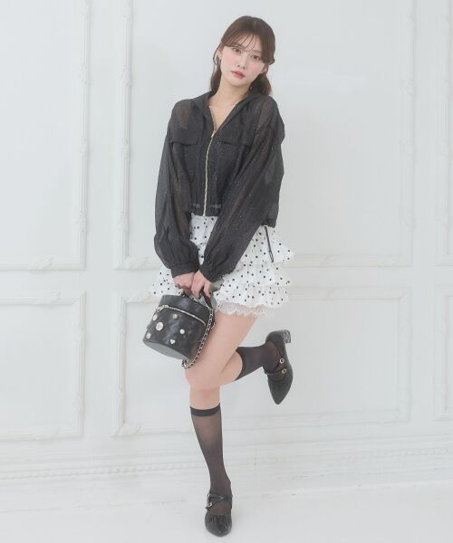 MAJESTIC LEGON / マジェスティックレゴン シャツ・ブラウス | エアリーシアーフードブルゾン | 詳細23