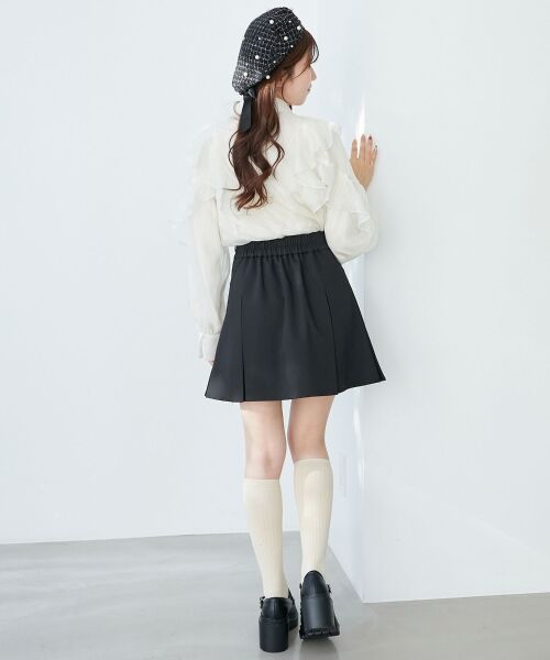 MAJESTIC LEGON / マジェスティックレゴン シャツ・ブラウス | 襟付きエアリーフリルブラウス | 詳細26