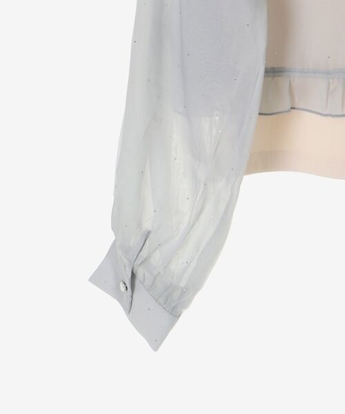 MAJESTIC LEGON / マジェスティックレゴン シャツ・ブラウス | インナー付きドロストシアーブラウス | 詳細25