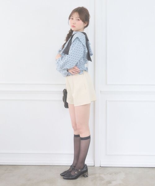 MAJESTIC LEGON / マジェスティックレゴン シャツ・ブラウス | ワンショルフリルリボンブラウス | 詳細12