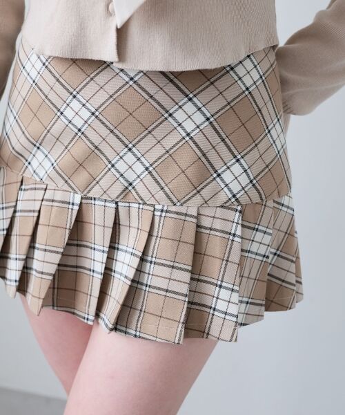 MAJESTIC LEGON / マジェスティックレゴン ミニ・ひざ丈スカート | アソートヘムプリーツミニスカパン | 詳細10