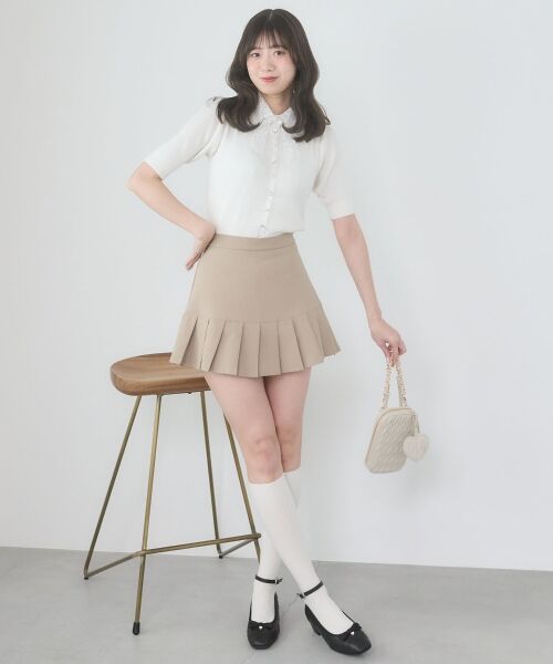 MAJESTIC LEGON / マジェスティックレゴン ミニ・ひざ丈スカート | アソートヘムプリーツミニスカパン | 詳細14