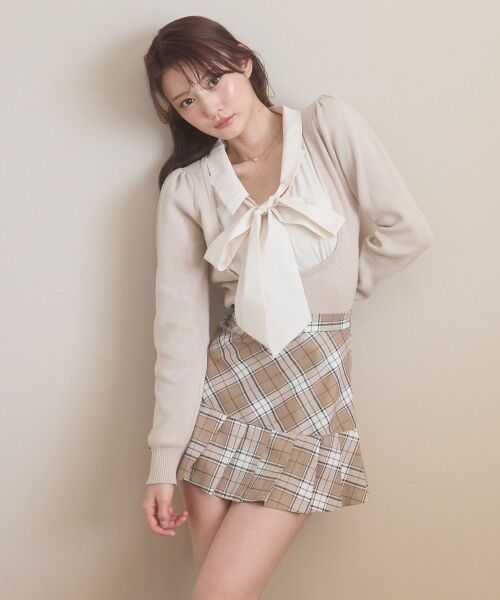 MAJESTIC LEGON / マジェスティックレゴン ミニ・ひざ丈スカート | アソートヘムプリーツミニスカパン | 詳細2