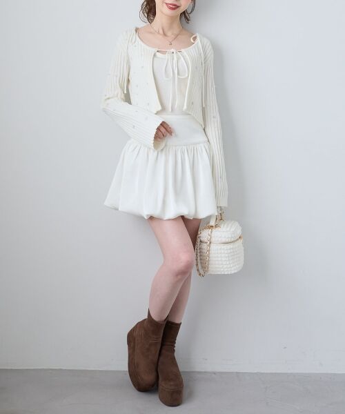 MAJESTIC LEGON / マジェスティックレゴン ミニ・ひざ丈スカート | バルーンミニスカパン | 詳細12