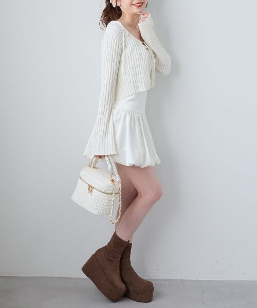 MAJESTIC LEGON / マジェスティックレゴン ミニ・ひざ丈スカート | バルーンミニスカパン | 詳細13