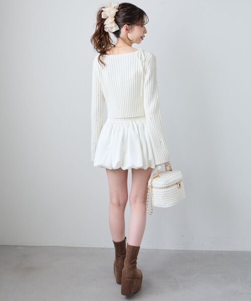 MAJESTIC LEGON / マジェスティックレゴン ミニ・ひざ丈スカート | バルーンミニスカパン | 詳細14