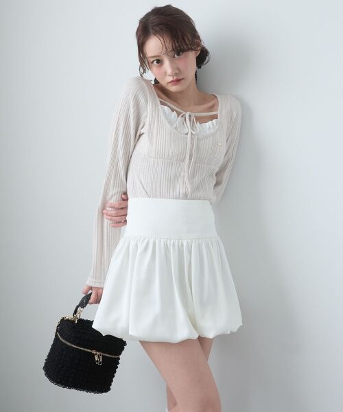 MAJESTIC LEGON / マジェスティックレゴン ミニ・ひざ丈スカート | バルーンミニスカパン | 詳細2