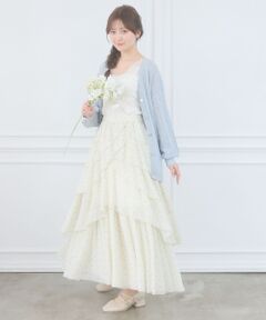 MAJESTIC LEGON / マジェスティックレゴン ロング・マキシ丈スカート | ランダムティアードスカート