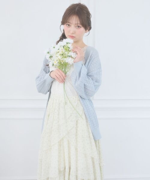 MAJESTIC LEGON / マジェスティックレゴン ロング・マキシ丈スカート | ランダムティアードスカート | 詳細14