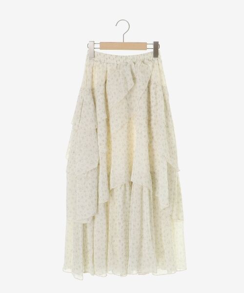 MAJESTIC LEGON / マジェスティックレゴン ロング・マキシ丈スカート | ランダムティアードスカート | 詳細20