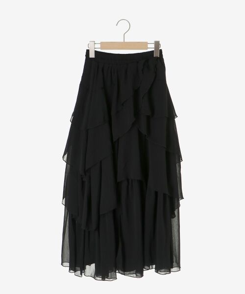 MAJESTIC LEGON / マジェスティックレゴン ロング・マキシ丈スカート | ランダムティアードスカート | 詳細21