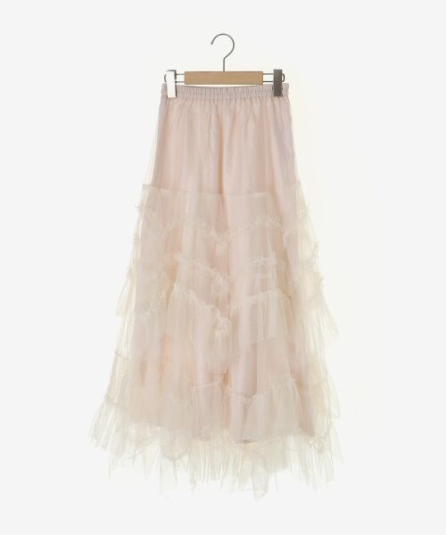 MAJESTIC LEGON / マジェスティックレゴン ロング・マキシ丈スカート | チュールフリルティアードスカート | 詳細29