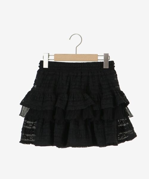 MAJESTIC LEGON / マジェスティックレゴン ミニ・ひざ丈スカート | レースフリルティアードミニスカパン | 詳細16