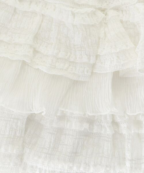 MAJESTIC LEGON / マジェスティックレゴン ミニ・ひざ丈スカート | レースフリルティアードミニスカパン | 詳細22