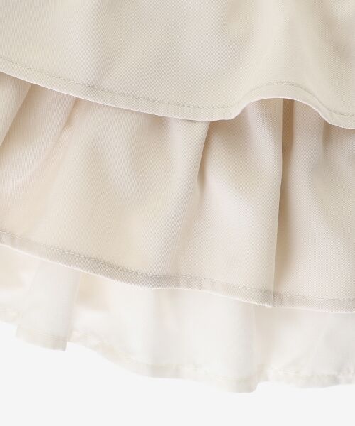 MAJESTIC LEGON / マジェスティックレゴン ミニ・ひざ丈スカート | 異素材ティアードミニスカパン | 詳細23