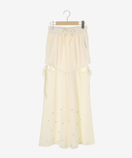 MAJESTIC LEGON / マジェスティックレゴン その他パンツ | スリット入りキラキラスウェットパンツ | 詳細20