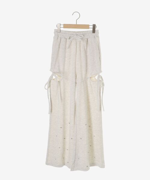 MAJESTIC LEGON / マジェスティックレゴン その他パンツ | スリット入りキラキラスウェットパンツ | 詳細21