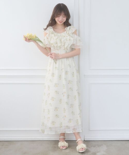 MAJESTIC LEGON / マジェスティックレゴン ロング・マキシ丈ワンピース | バックレースアップマルチwayワンピ | 詳細1