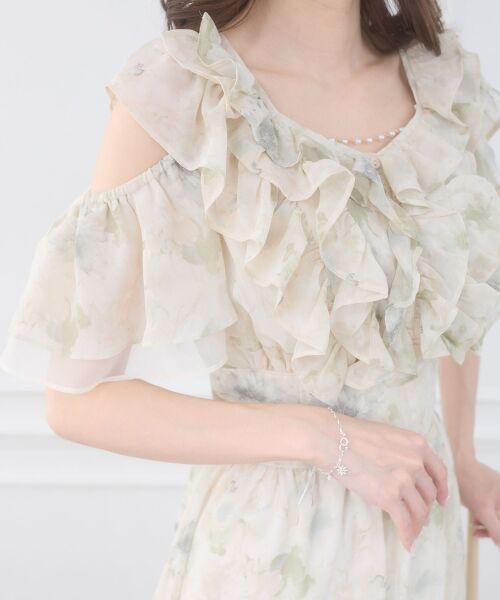 MAJESTIC LEGON / マジェスティックレゴン ロング・マキシ丈ワンピース | バックレースアップマルチwayワンピ | 詳細17