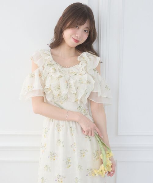 MAJESTIC LEGON / マジェスティックレゴン ロング・マキシ丈ワンピース | バックレースアップマルチwayワンピ | 詳細3