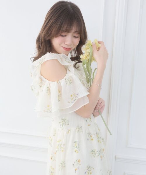 MAJESTIC LEGON / マジェスティックレゴン ロング・マキシ丈ワンピース | バックレースアップマルチwayワンピ | 詳細4