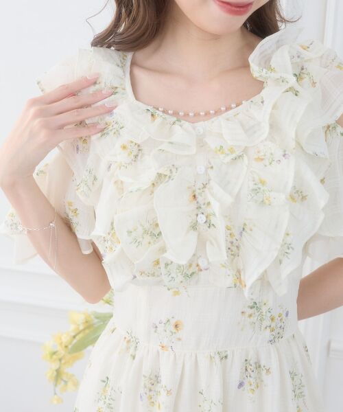 MAJESTIC LEGON / マジェスティックレゴン ロング・マキシ丈ワンピース | バックレースアップマルチwayワンピ | 詳細5