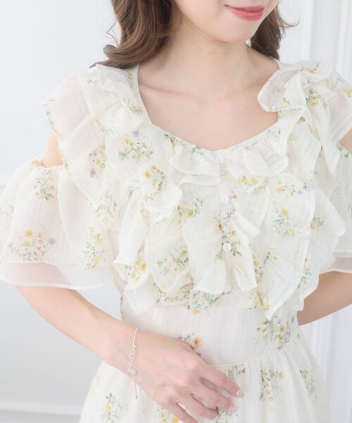 MAJESTIC LEGON / マジェスティックレゴン ロング・マキシ丈ワンピース | バックレースアップマルチwayワンピ | 詳細6